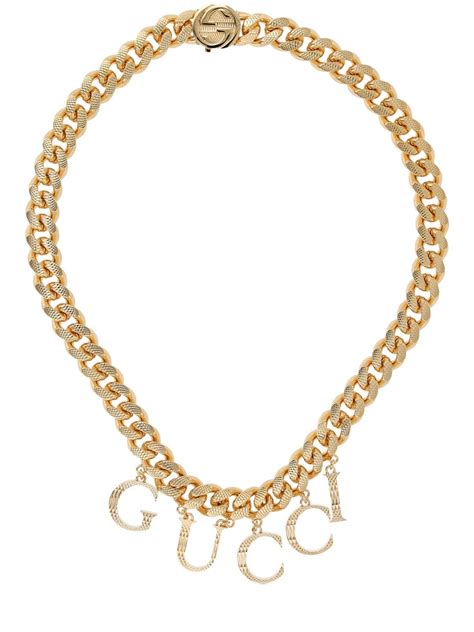 chain gold 14k gucci|Gucci interlocking g necklace gold.